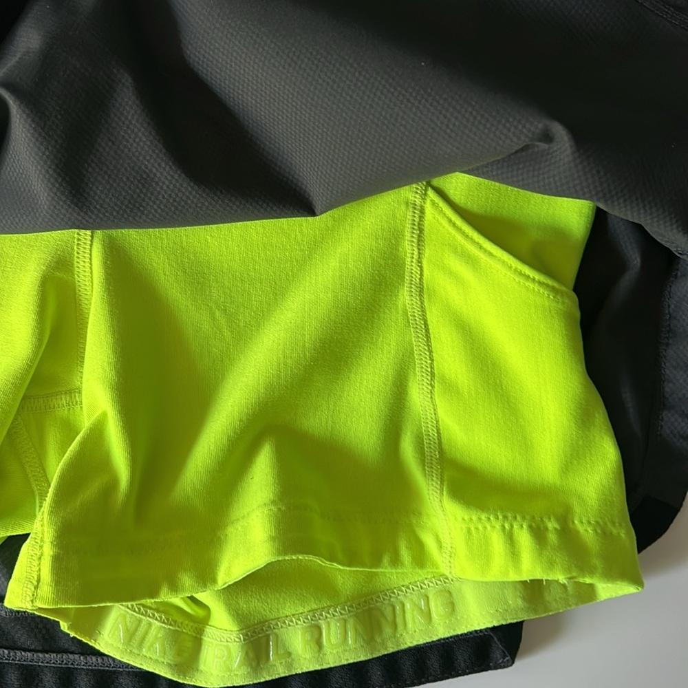 Nike Women's Dark Gray Running Skort - Picture 3 of 7